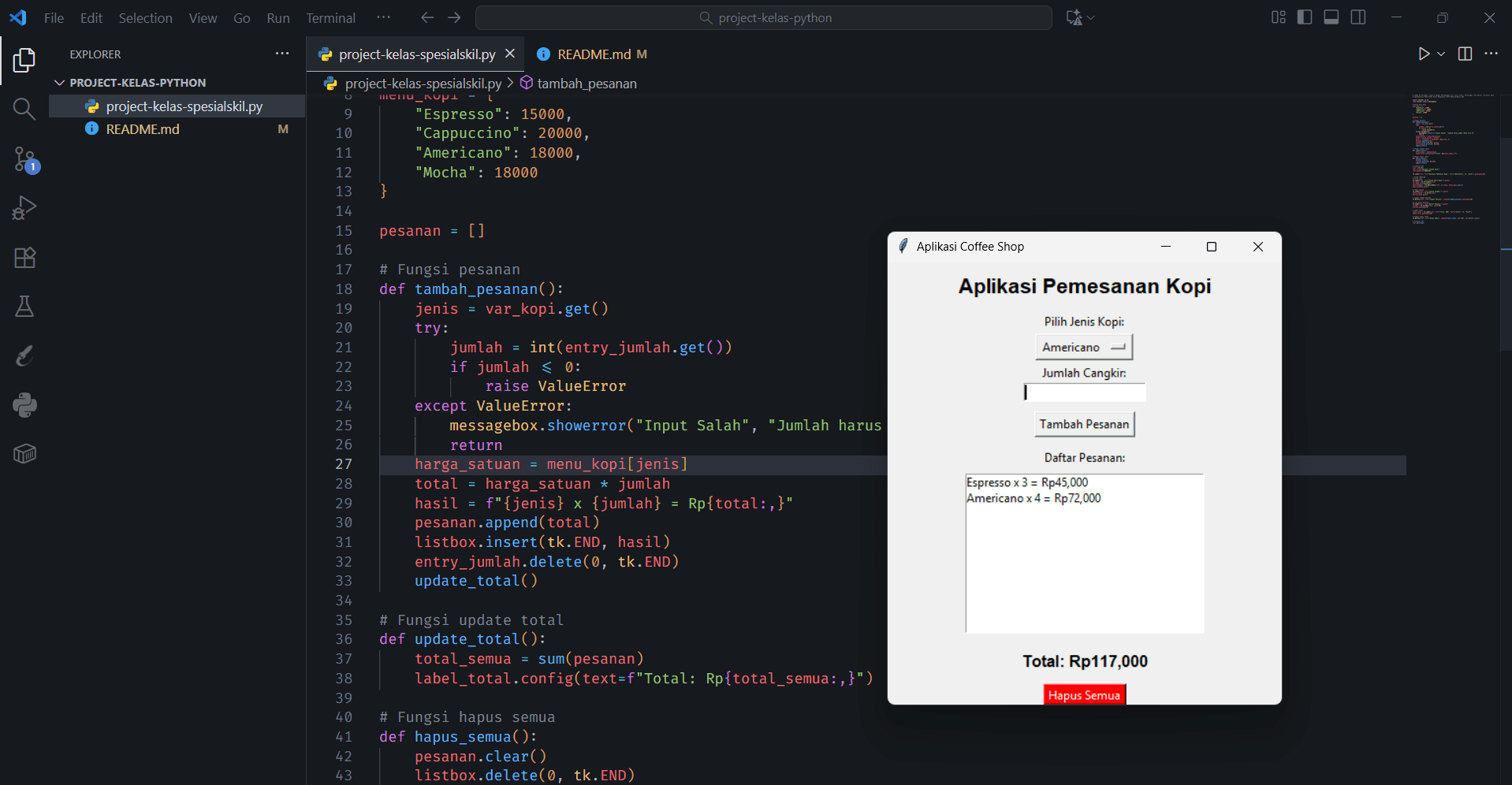 Dashboard GUI Python SpecialSkill